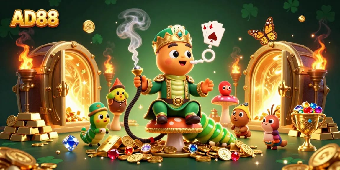 Experience thrilling wins at AD88, where enchanting characters and gold-rich casino elements collide.