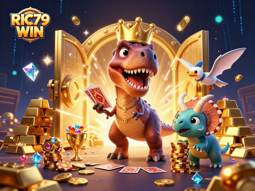 Experience thrilling wins with RIC79 WIN in this vibrant casino scene full of fun!