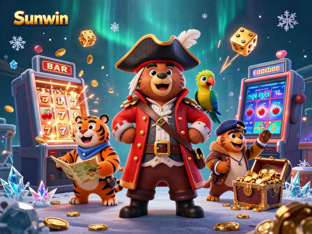 Experience thrilling slots and games at Sunwin with vibrant visuals and engaging characters.