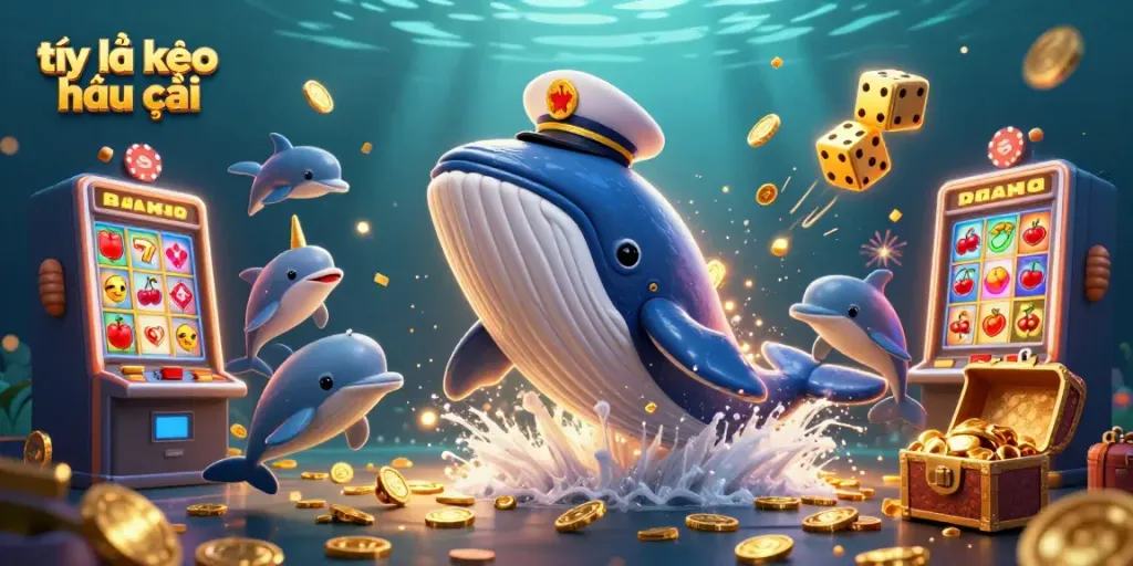 Engage with tỷ lệ kèo nhà cái while enjoying a vibrant underwater scene filled with exciting casino elements.