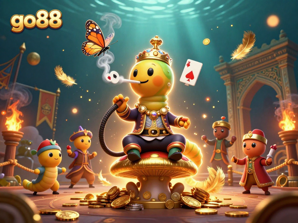 Engage with go88 by exploring a vibrant 3D illustration of a casino scene full of action and excitement