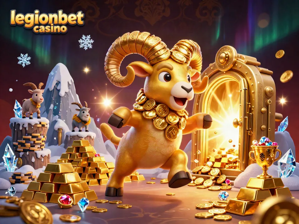 Experience thrilling gameplay at legionbet casino with golden treasures and vibrant casino elements.
