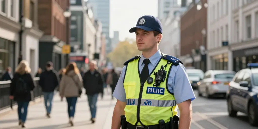 Security guard providing trusted local services in London, ensuring safety in the community.