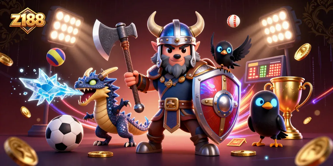 Experience exciting action on z188 with dynamic sports betting elements and captivating gaming characters.