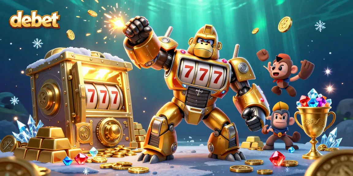 Engage with debet by playing casino games amidst an explosion of riches and vibrant characters.