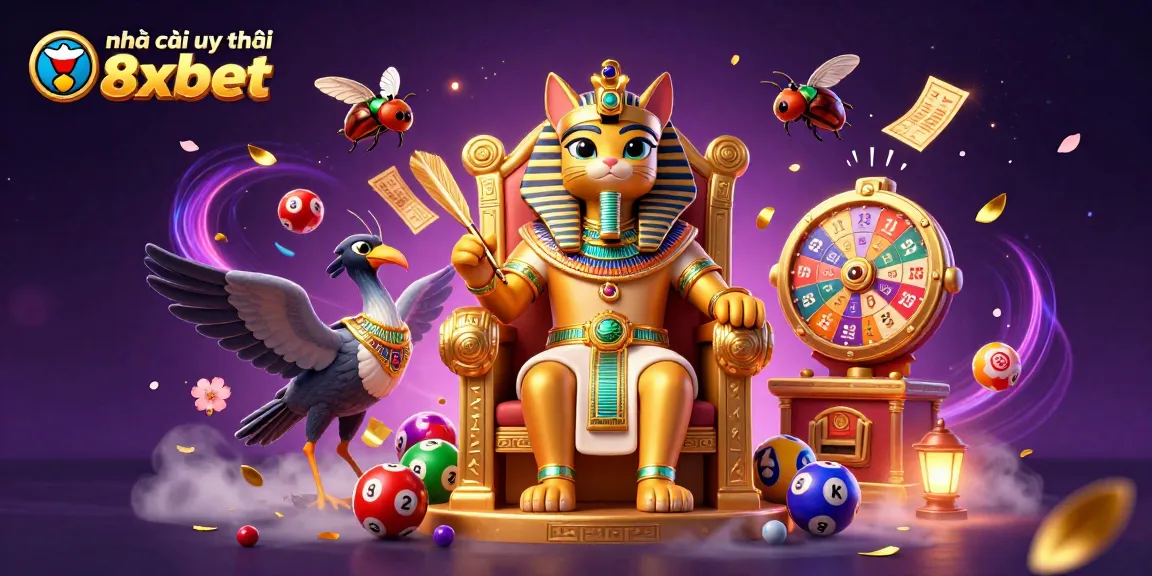 Experience thrilling gameplay at nhà cái uy tín 8xbet, featuring vibrant elements from online lottery and casino games.