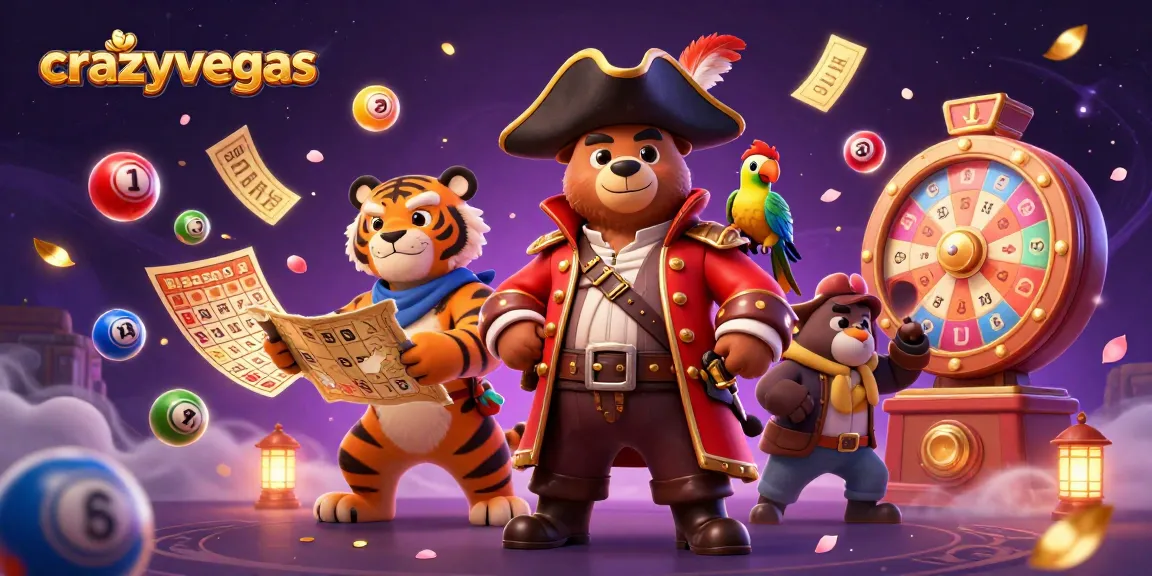 Engage with crazyvegas and immerse in thrilling games with colorful lottery elements and dynamic casino vibes.
