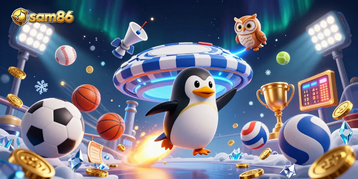 Experience top-tier gaming excitement with sam86's dazzling casino scene in space.