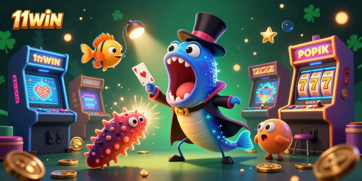 Experience thrilling wins at 11WIN with a magical 3D casino adventure featuring enchanting sea creatures.