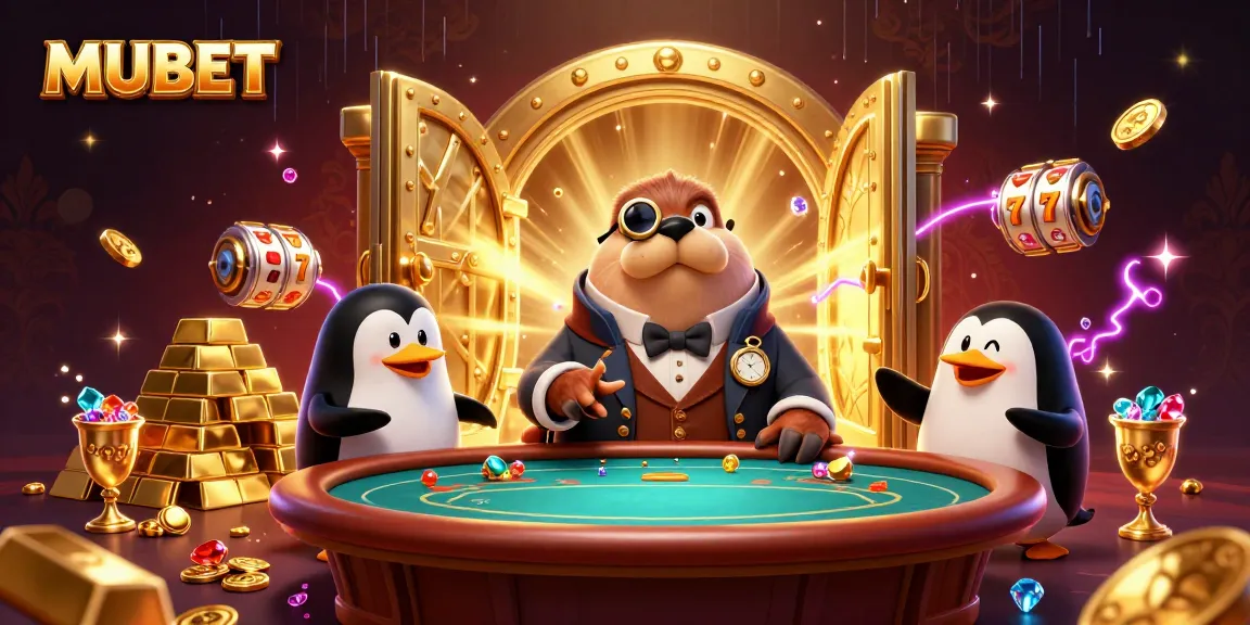 Spin the reels of MUBET and experience this underwater casino scene filled with excitement.