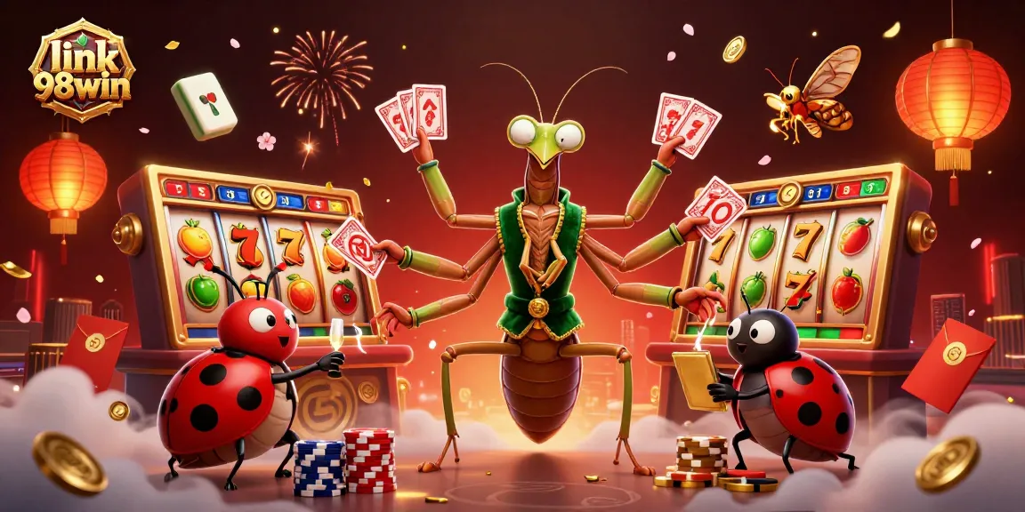 Experience exhilarating wins with link 98win at vibrant casino games featuring colorful characters and festive elements.