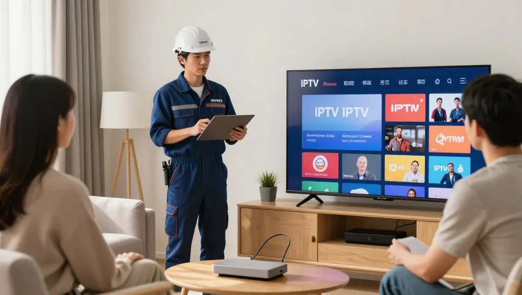 Local trusted provider offering IPTV subscription services to nearby residents, showcasing community service and reliable entertainment solutions.