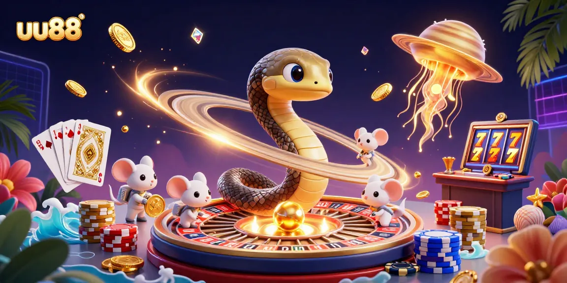 Bet big at uu88 with cosmic scenes of thrilling gambling adventures, featuring slots and roulette.