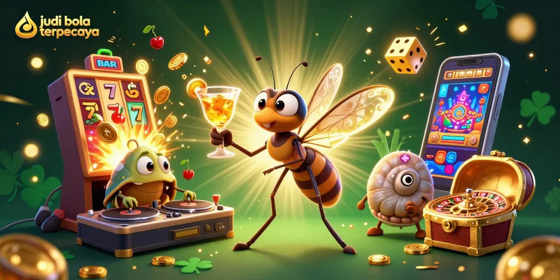 Experience the excitement of judi bola terpercaya with vibrant casino characters and dynamic game elements.